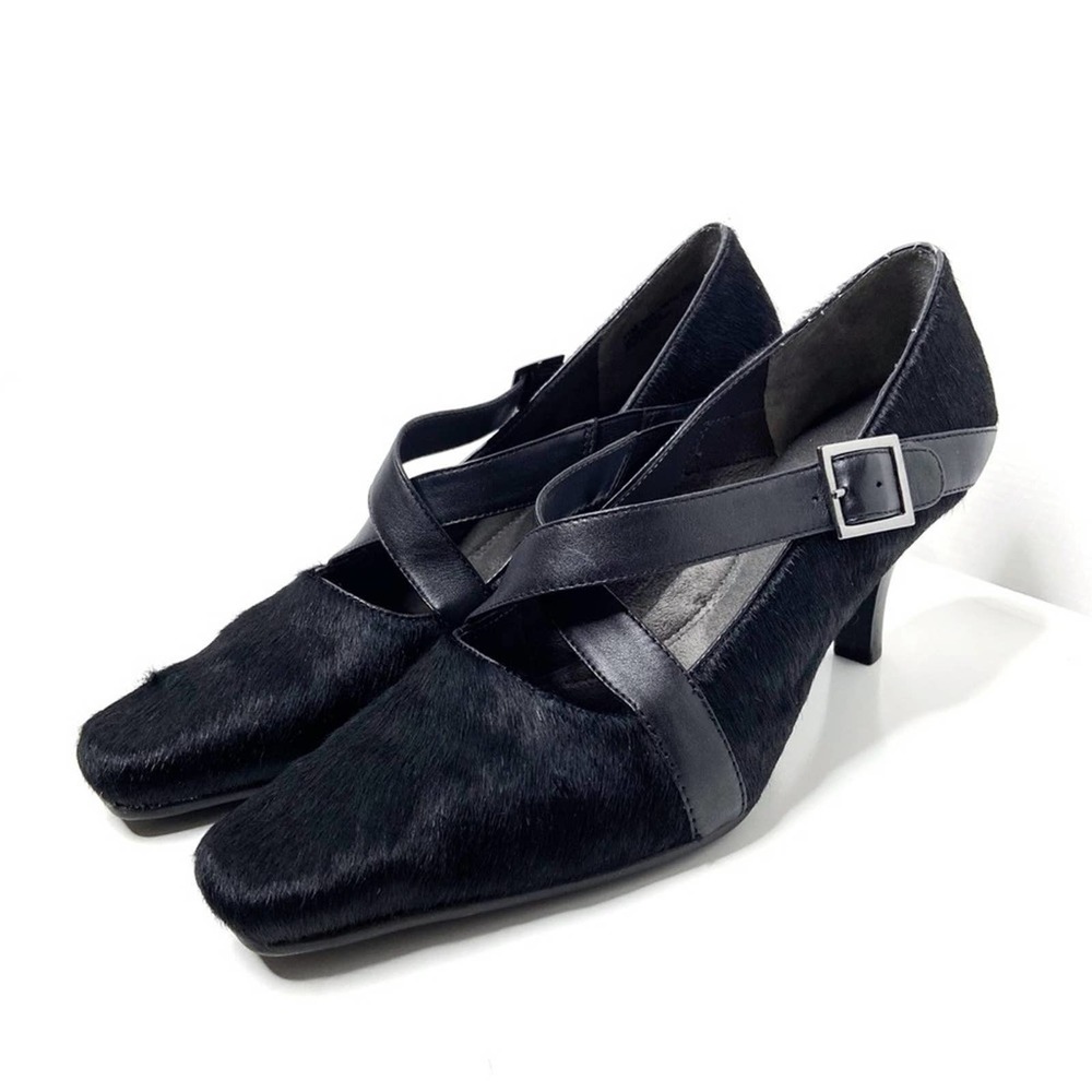 Cow Hide Heels Size 11